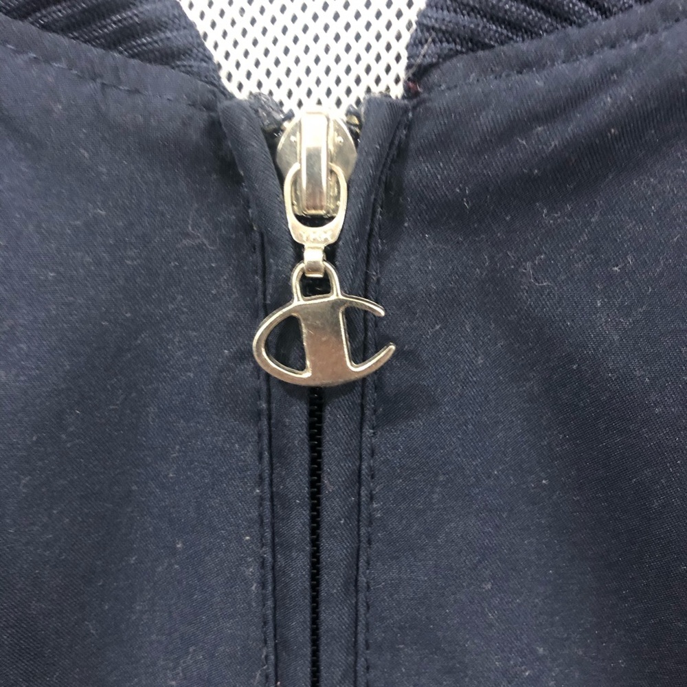 Vintage Blue and Green Champion Jacket - Picture 6 of 8